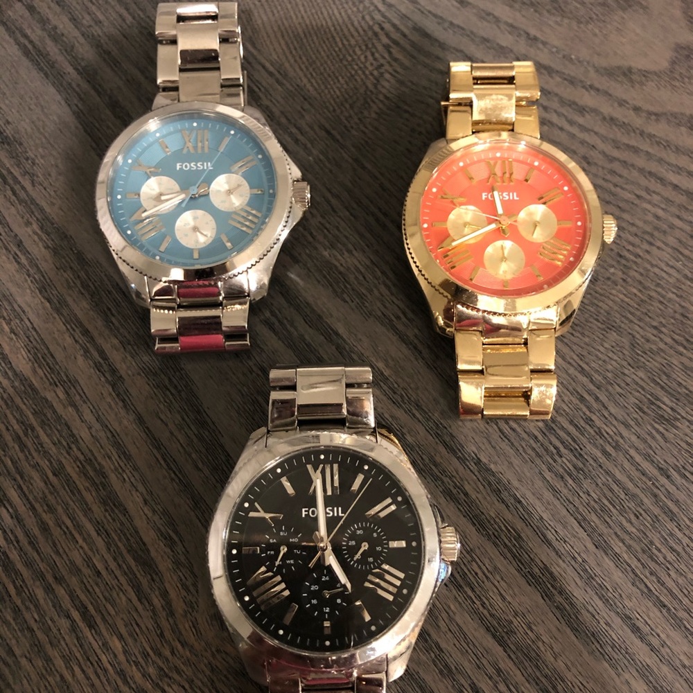Fossil watches (selling as set)